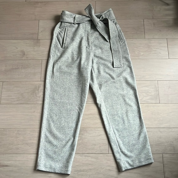 Aritzia Wilfred Jallade / Tie Front Wool and Cashmere Pant Grey - Picture 2 of 8
